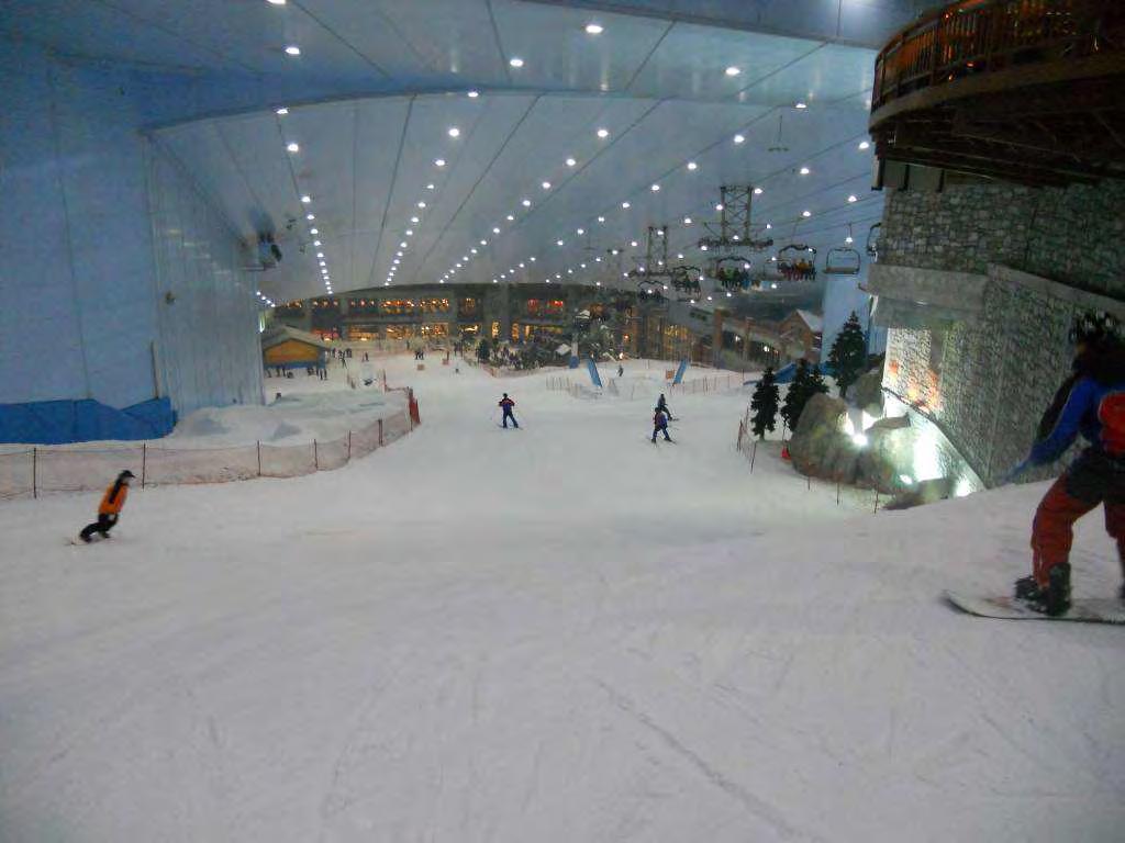 Around 80 indoor snow centers have been built in approximately 30 countries over the past 25 years, and around 50 are still operational, with the most (6+) in Germany, Japan, the Netherlands