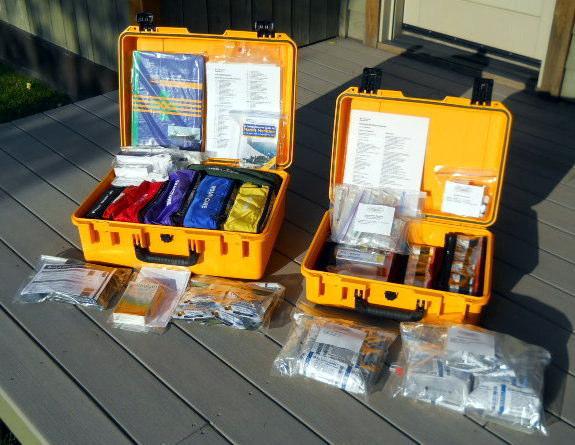 An additional choice is to have a custom medical kit assembled in the event of any special needs, or the advanced medical qualifications of a crew member.