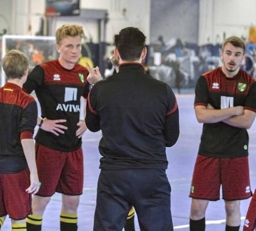 Training programme Students will receive up to four hours a week of dedicated futsal training with a full time FA qualified futsal coach and will focus on core areas of physical, technical and