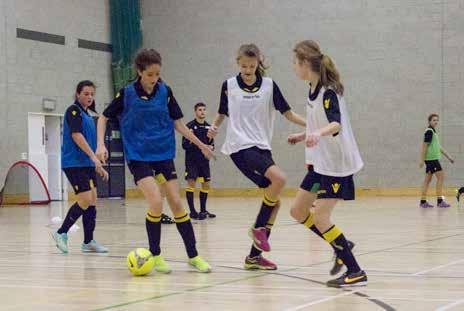 put their futsal learning into practice.