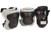PADS JUNIOR 3 PIECE PAD SET - UNISEX Durable plastic caps to shield against impact and abrasion, Breathable mesh fabrics, Elastic straps for the perfect fit XS / S MOTO MEN S 3 PIECE PAD SET Durable