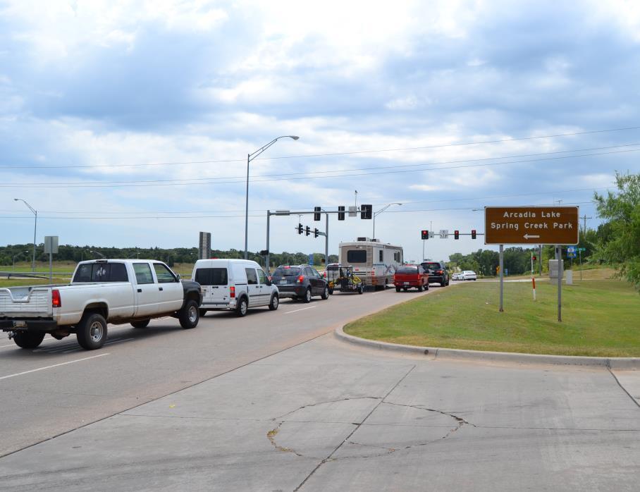 I-35 at Off-Ramps Increased Vehicle Delay - Longer Travel Times