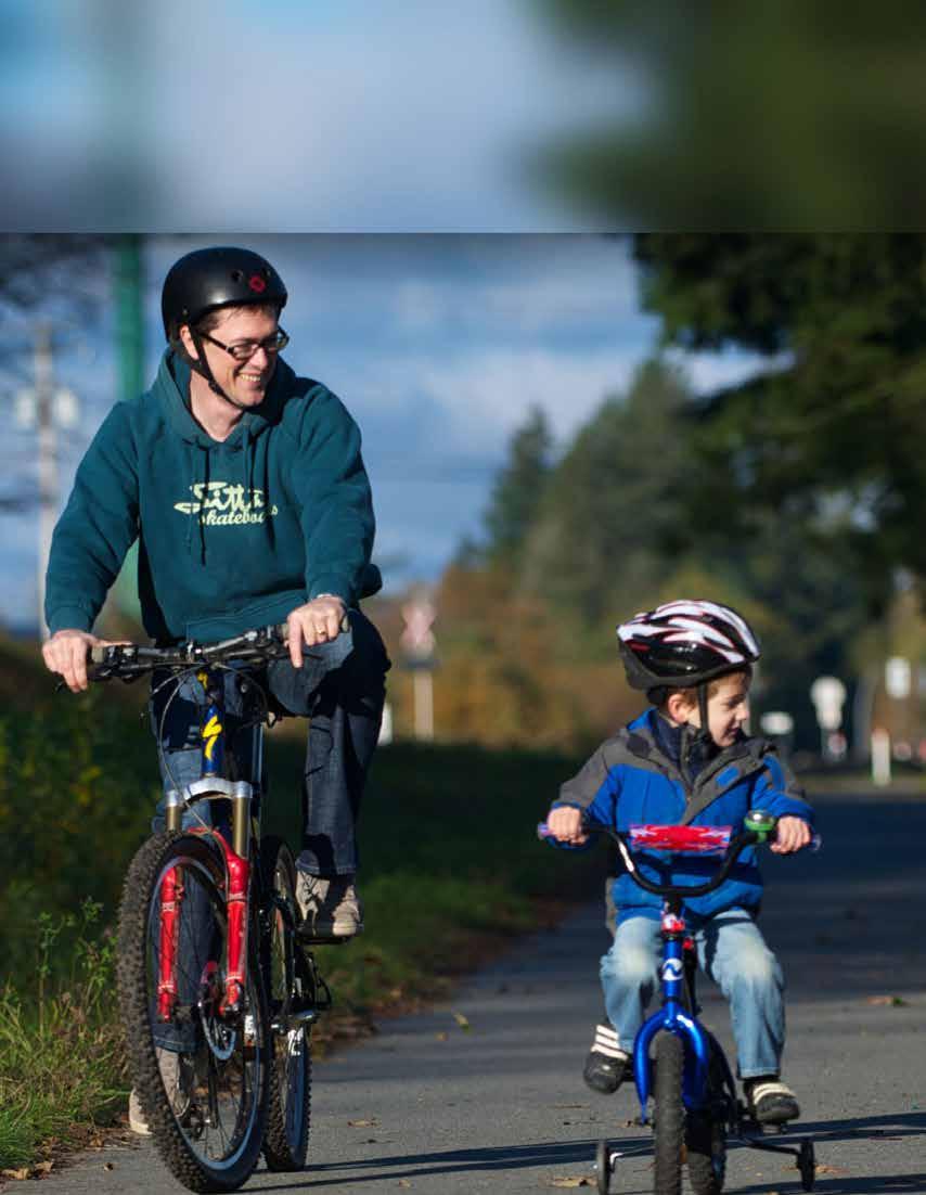 3.3 CYCLING 3.3 Cycling Cycling is an important commuting and recreation option in Nanaimo for short to medium distance trips that are time-competitive with driving.