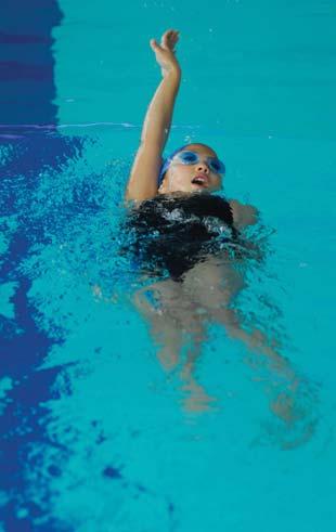 2 Backstroke Arm movement The arm strokes in backstroke provide most of the forward movement. The arm movement can be broken down into three phases: Catching phase Pulling phase Recovery phase.