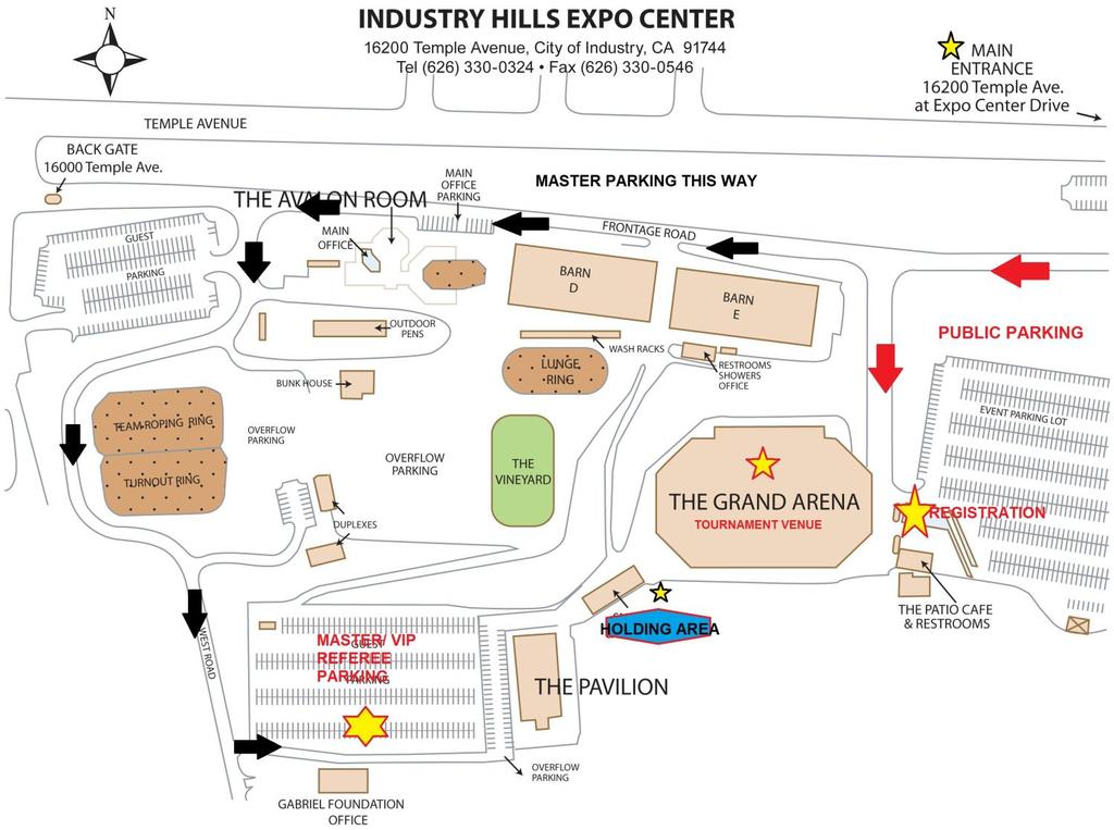 May 20, 2017 @ Industry Expo Center» 16200 Temple Ave. City of Industry CA 91744 «THINGS TO KNOW 1. The Industry Expo Center Grand Arena is an equestrian center turned into a competition arena.
