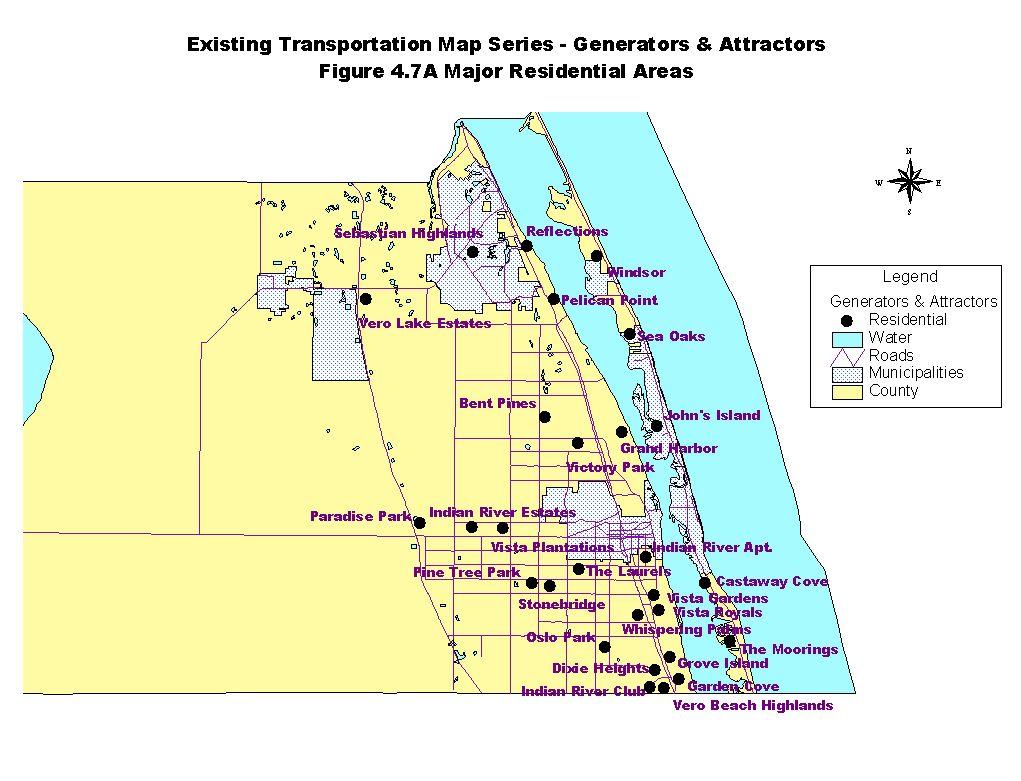 Existing Transportation Map Series- Generators & Attractors Figure 4.
