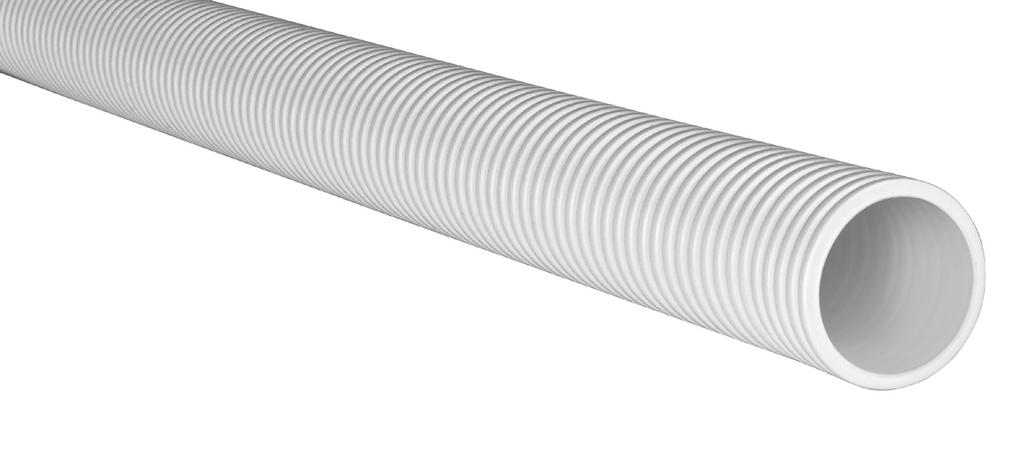 Technical data sheet profi-air classic pipe Highly flexible double-walled corrugated pipe with antistatic and antibacterial internal coating, to be installed in concrete ceilings, suspended ceilings,