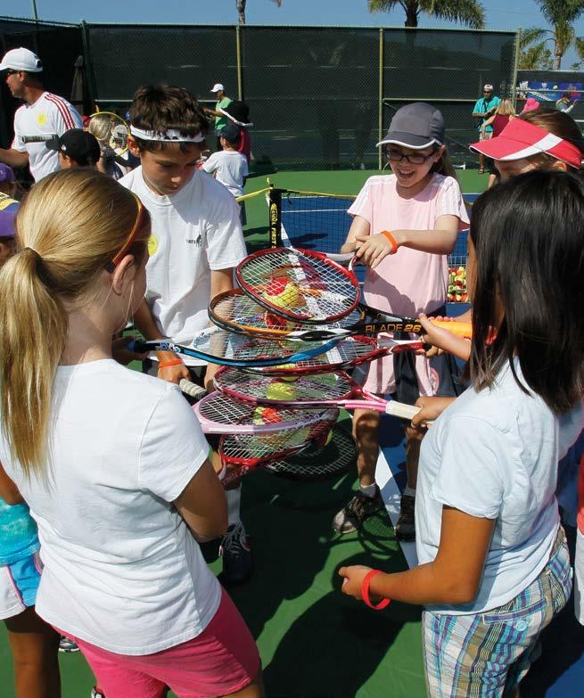 3. Sound Mixer with Racquet Quickness Circle: With racquets in hand, have all participants jog in the activity area.