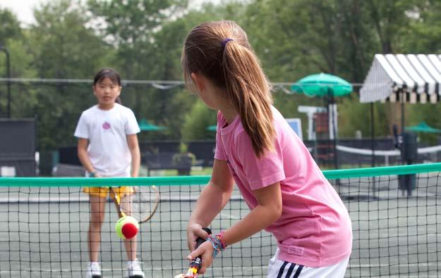 Use one small group to demonstrate to the larger group on how to perform Racquet Quickness.