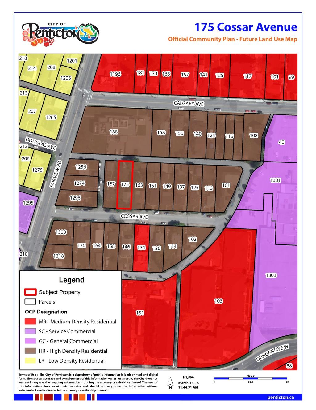 Attachment C Official Community Plan Map of Subject Property Figure 3 Subject Property Currently Designated