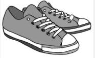 2. A pair of trainers is sold in a box. The number of pairs of trainers sold each month from January to April is shown in the pictogram.
