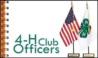 WHAT DO CLUB OFFICERS DO? 4-H Club officers are elected by the members of the club. Elections are held at the beginning of the 4-H year usually in September or October. Sometimes clubs will elect Jr.