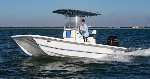 The 220 is incredibly versatile for water-skiing, snorkeling, fishing or comfortable, dry transportation a true go anywhere, do anything boat.