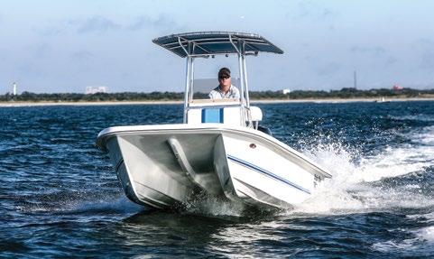 26 Clearance w/hardtop (from waterline): 7 8 Fuel Capacity: 36 Gallons Fresh Water Capacity: 6 Gallons Livewell Capacity: 30 or 50 Gallons Steering: