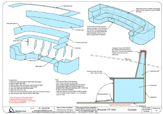 PLANS INCLUDE: Full size, colour-coded plots for bulkheads A3 Booklet of CAD Drawings