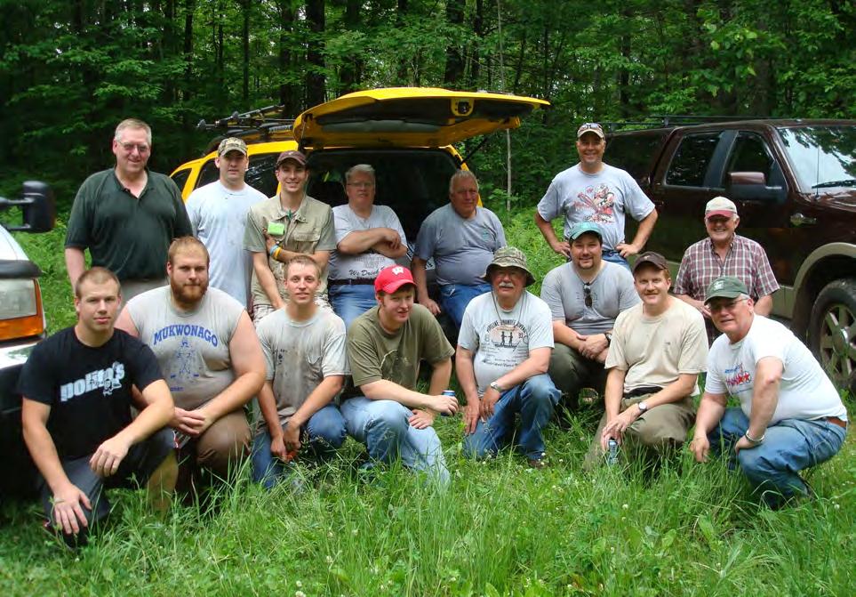 In 2009 the LTE crew managed to complete 21,500 linear feet of habitat work in Marinette and Oconto counties.