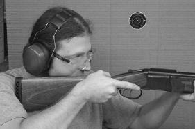 the combination rifle/shotgun unloaded visually inspect the combination rifle/shotgun for barrel blockage or damage.