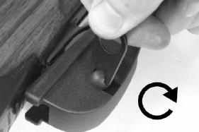 Use the Security Lock Provided with your Combination Rifle/Shotgun (cont d) 3. Screw the Trigger Lock Nut on the Trigger Lock Screw (clockwise) and tighten the nut with the key.