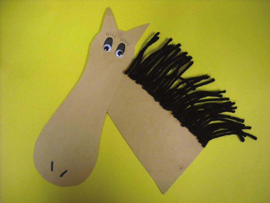 Pre-K Content Area Science: Life Processes Giddy-Up Pony Objective Students will: Learn about horses Materials Brown or black construction paper Scissors Markers/crayons Brown or black yarn Glue