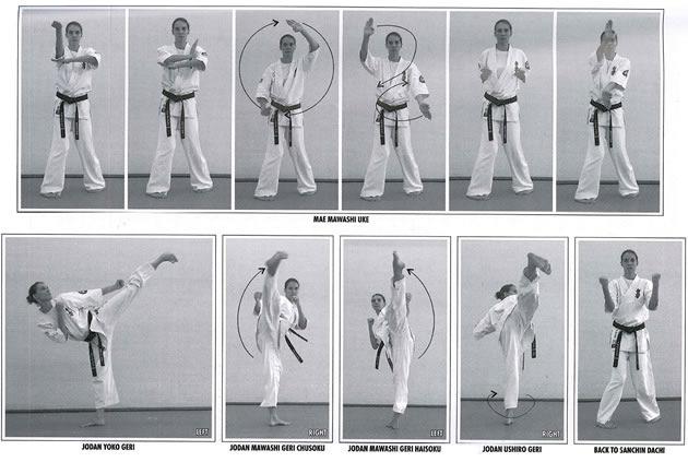 Kyu images have been reproduced from the book Traditional Kyokushin Karate with kind permission of the author Sensei Piotr Szeligowski 4th Dan Kata Sanchin-No-Kata (with Ibuki). Kumite Jiyu-Kumite.