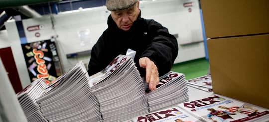 4 Away Supporter Information 2017/18 Match programmes We advise visiting supporters in Doug Ellis Upper Tier Block to purchase a match programme from the official programme kiosks located on Witton