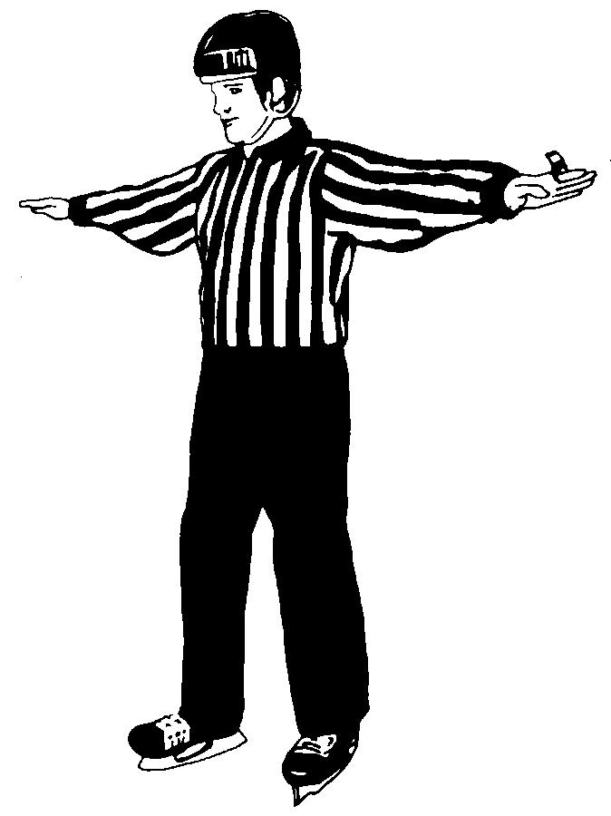 SECTION 4 TYPES OF PENALTIES 29.29 Throwing equipment No signal in the ECHL. NO SIGNAL 29.30 Time-out Using both hands to form a T in front of the chest. 29.31 Too many men on the ice No signal in the ECHL.