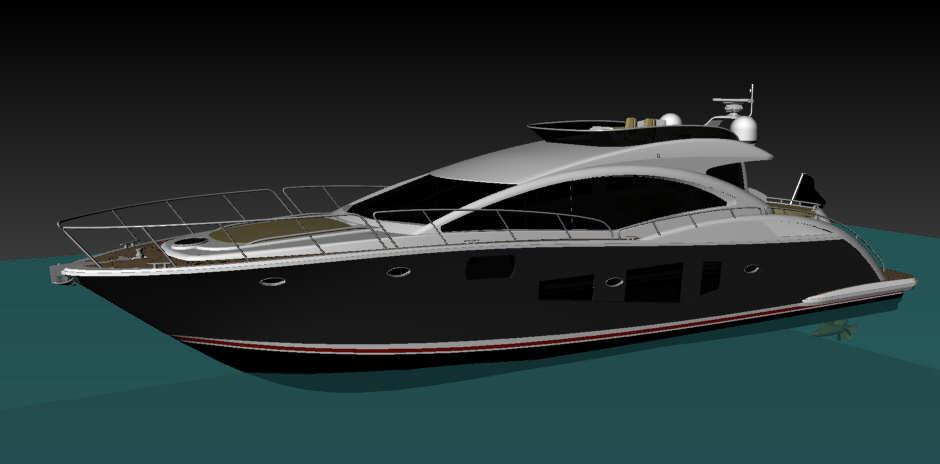 UNDER CONSTRUCTION Page 7 P7 PROJECT 4215 - HL 70 - PRODUCTION YACHT The HL 70 offers a combination of features not typically seen in a production yacht of this style and size.