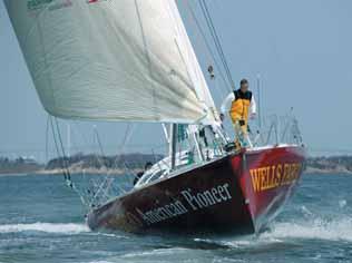 4 THE CAMPAIGN The torch of American single-handed offshore sailing has been passed from recent Around Alone race winner Brad Van Liew to Joe Harris, an experienced offshore sailor with the right