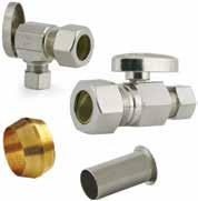Uponor also offers LF brass commercial ball valves in sizes ½" to 2", full port with optional stem extensions.