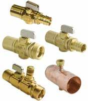 Radiant and hydronic piping systems Copper valved manifold accessories Copper valved manifold accessories include various valves and end caps for use with Uponor copper valved manifolds.