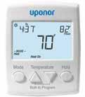 30 Radiant and hydronic piping systems SetPoint 521 programmable thermostats SetPoint 150 controllers SetPoint 521 programmable thermostats are designed to sense air, floor or both temperatures with