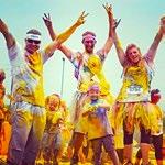 Hold on to your powder until you get to the Finish Festival for massive Color Blasts.