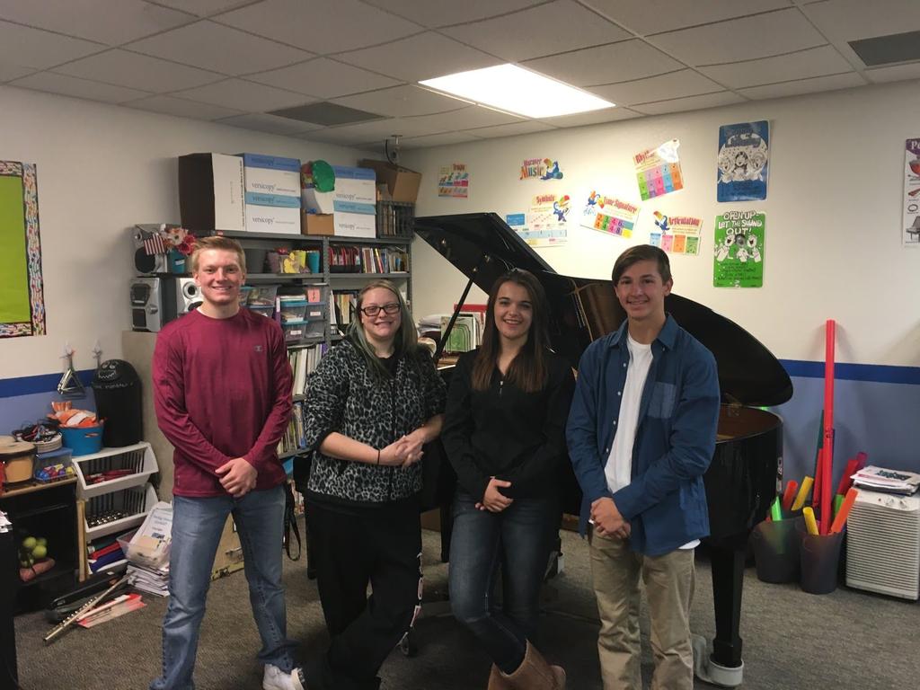 The All-State Choir students from left to right: Jeff Wanner, Chasity Foster, Brianna Hotzler, and Carter Hoffer. The Henry journalism class would like to thank you for reading this month s newspaper.