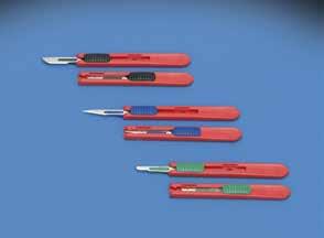 Non-Sterile Angiographic Accessories Retractable Safety Scalpels Meets Federal requirements for the use of sharps with engineered safety protection Easy to operate A wide selection of blade sizes,