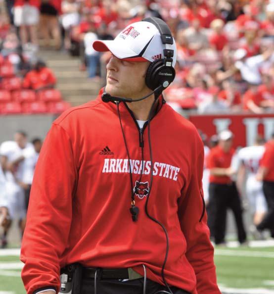 2013 ARKANSAS STATE FOOTBALL NOTES: Head Coach Bryan Harsin Bryan Harsin, a 13 year coaching veteran at the NCAA FBS level who has coached in 10 bowl games as either an assistant or offensive