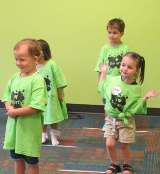 Mini Artists Half Day Camps for Ages 7 & Under Camp AM or PM every week in July and August, except July 10-14, Ages 3-6 Sing, dance, and act your way through our themed camps.