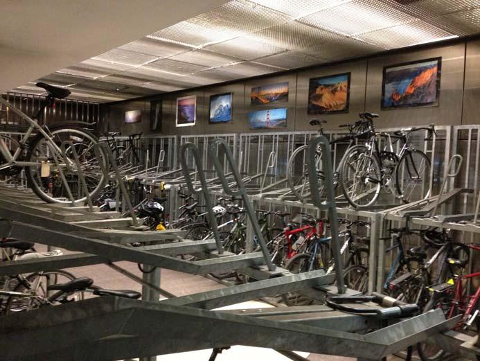Exhibit 11: Bicycle Parking Cage, Embarcadero BART Station BART is in the process of implementing its Bicycle Plan, issued in July, 2012.