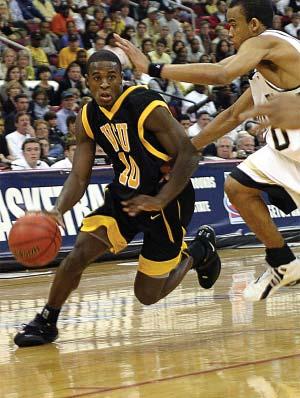 DOMONIC JONES, VCU The 2004 Conference Player of the Year and honorable mention All-America, Jones was named the Most Outstanding Player of 2004 CAA Tournament.