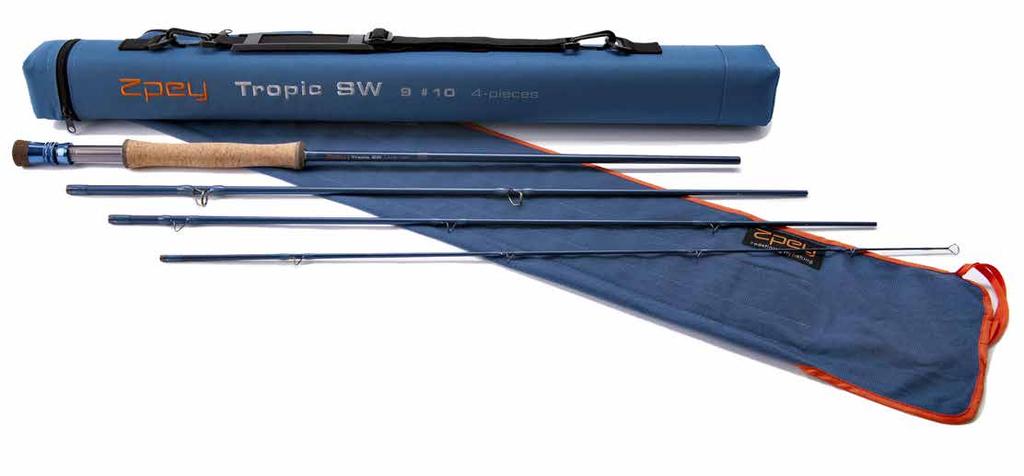 Zpey Tropic sw SH Zpey are proud to present four brand new saltwater fly rods for tropic conditions. These four nine footers will cover almost any tropical condition you might encounter.