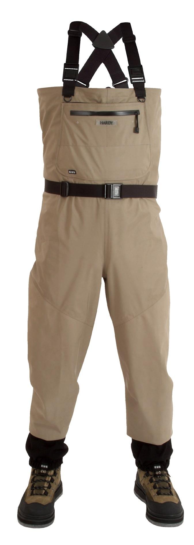 EWS Waders Hardy EWS waders are designed with a Hybrid 4 and 5 layer construction that offers unparalleled levels of comfort and function.