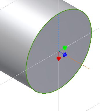 8-8 Inventor Self-paced ecourse - Autodesk Inventor Advanced - Revised 2015-06-01 Step 4 Draw a circle locating the center at X0Y0Z0 and dimension it.