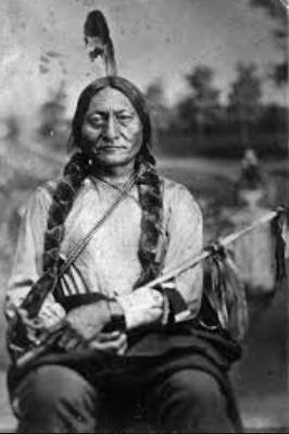 Sitting Bull, a leader of the Lakota Sioux, protested U.S. demands for the land.