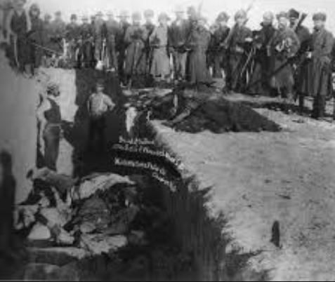Massacre at Wounded Knee Almost a decade later, following orders to arrest Sitting Bull, reservation police killed him. Many Sioux left the reservations in protest.