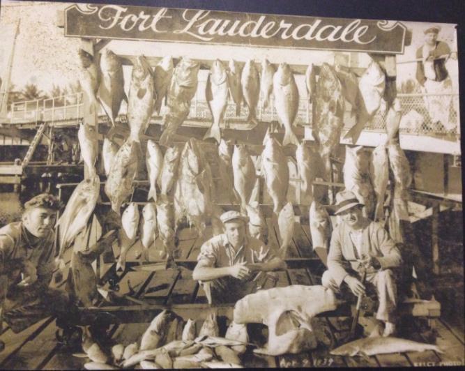 Figure 5. A large catch from 1939 in Ft. Lauderdale.