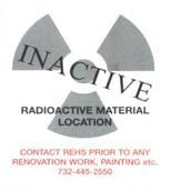 research activities with unsealed radioactive materials and these materials are removed from the