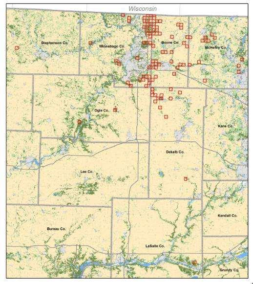 CWD Management in Illinois Extended hunting opportunities Intensive agency sharpshooting Aerial surveillance Land access IL DNR data Deer Removals in Illinois CWD Area - Boone, Winnebago,