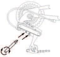 WARNING: Pedaling backwards while changing gears can jam the chain causing damage to your bike and cause a crash.