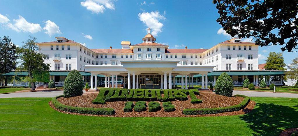 PINEHURST & US MASTERS EXPERIENCE ITINERARY 2019 DAY ONE - Friday 5th April 2019 You will need to ensure you arrive at Pinehurst Golf Resort, North Carolina by this date.