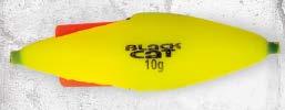 The supplied pin holds the float fast to braided lines or monofilament without the angler having to use a line stopper.