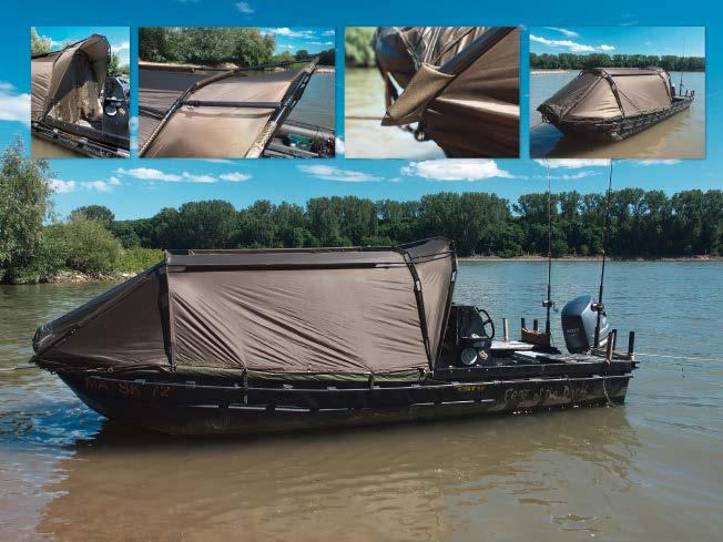 0 can be erected on fishing / catfish boats between 1.85 m and 2.2 m wide. The optimal usable width is 2 m.